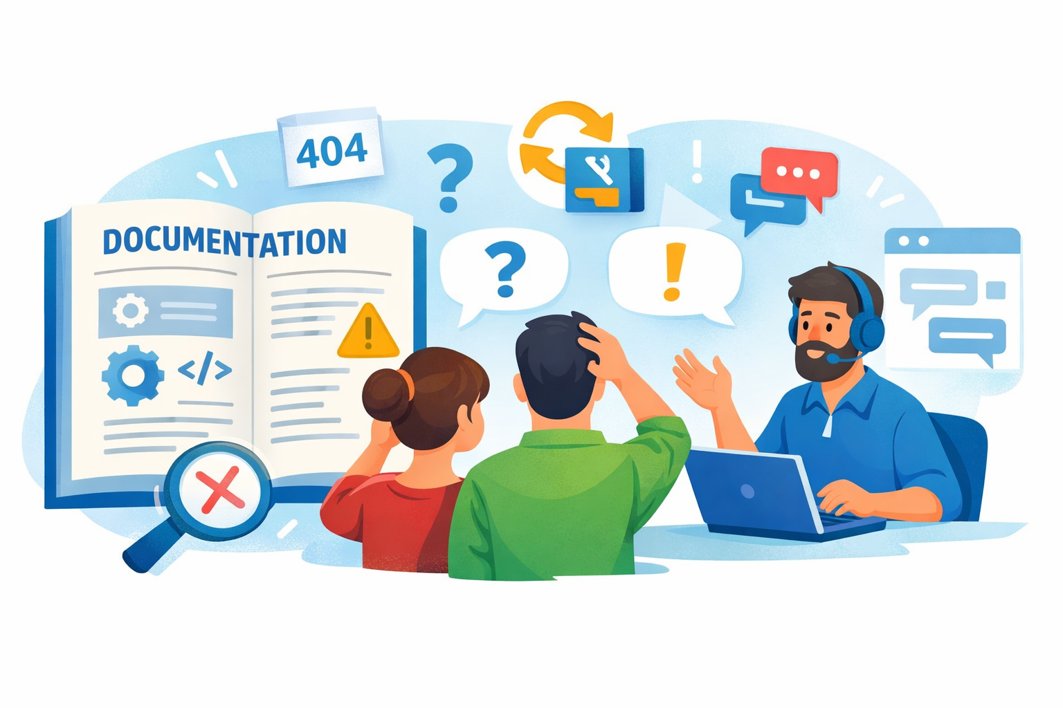 Questions utilisateurs malgré la documentation produit